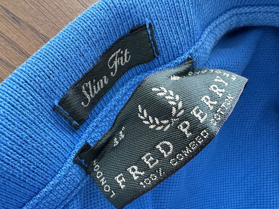 Tricou Polo FRED PERRY Maneca Scurta Albastru Barbati | Marime L