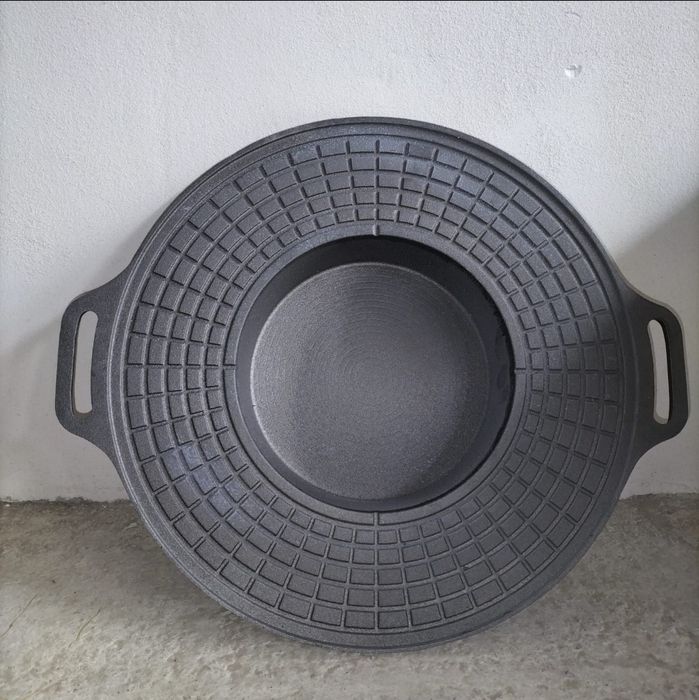 Disc gratar din fonta 50cm  cu picioare demontabile