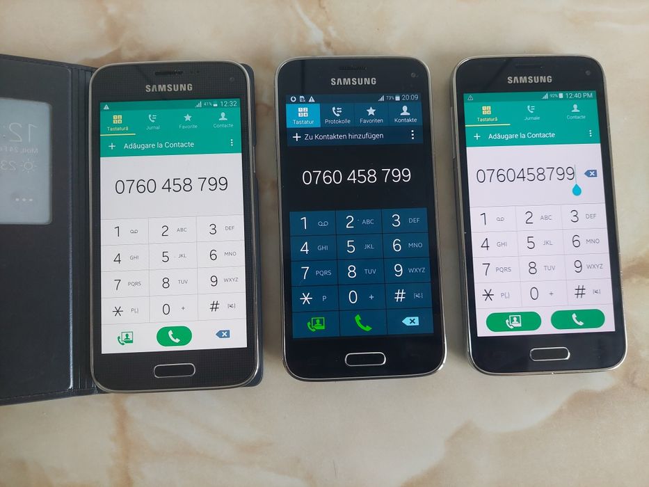 Vând 3x Samsung Galaxy S5 Mini pe gri în stare foarte bună /poze reale