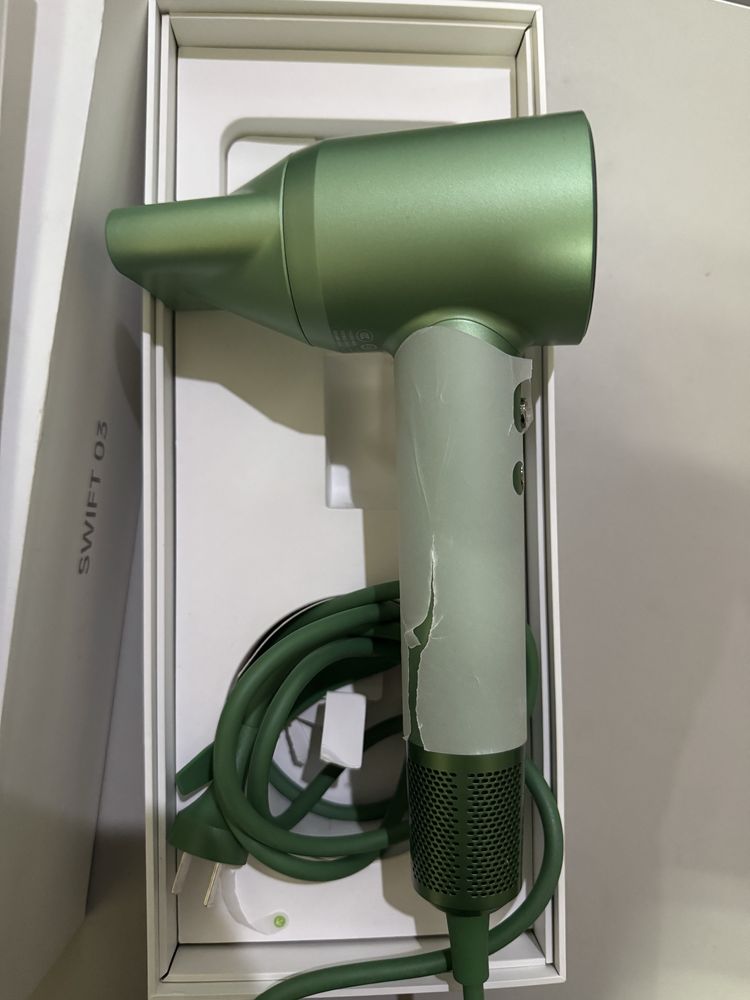 Фен Laifen Swift Special (зелёный, 1600 W) с ионизацией и диффузором