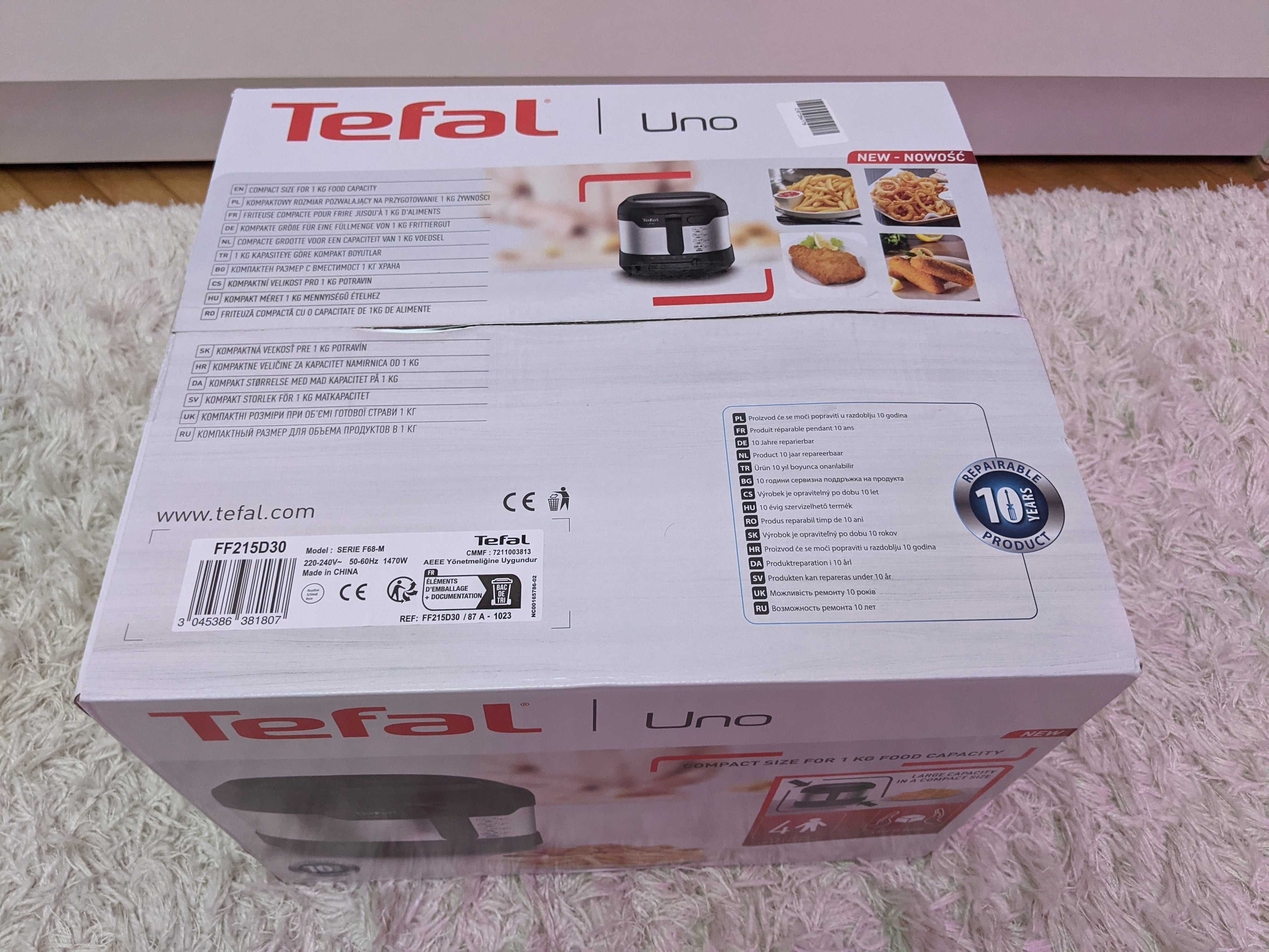 Vand Friteuza Tefal Uno FF215D30 nou sigilat in cutie