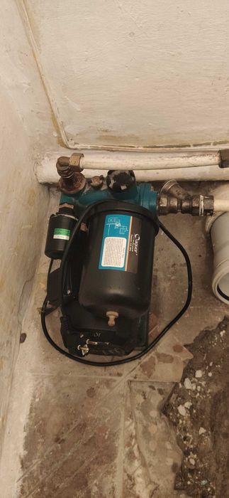 Насосная Станция, Вакуумный насос для увеличения давления воды