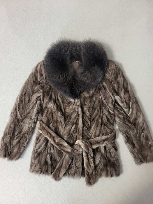 Jachetă de lux, din blană naturală, damă – mărimea 44
