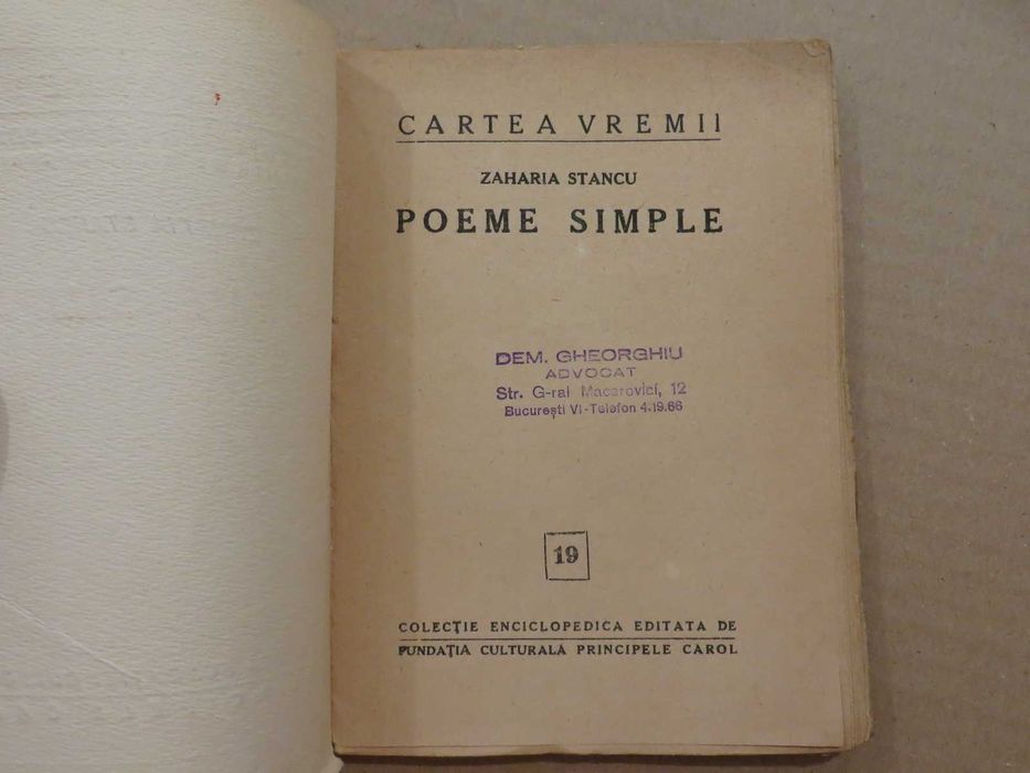 Colectia ,, Cartea vremii" Nichifor Crainic