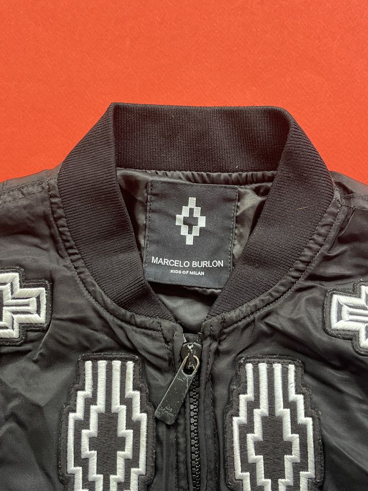 Marcelo Burlon : Boys Embroidered Jacket - Детско яке 12г/ Оригинал