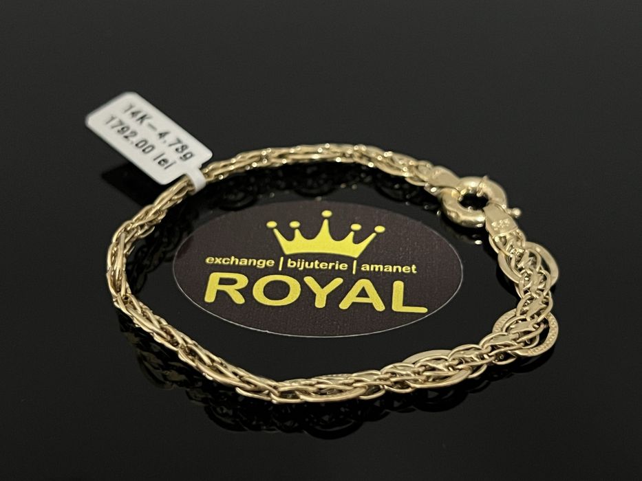 Bijuteria Royal CB : Bratara dama aur 14k 4,73gr