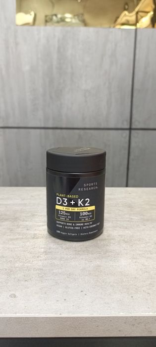 Sports research vitamin D-3 & K-2 (MK-7) 5.000iu