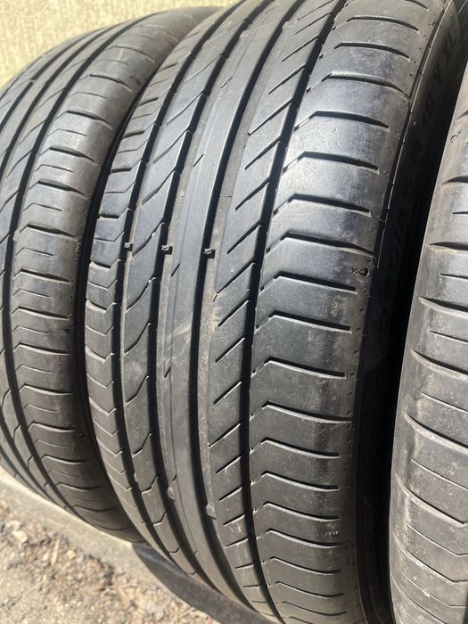 4 бр. летни гуми 225/45/18 Continental DOT 4517 5-6 mm