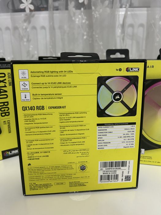 Ventilator corsair QX140 RGB