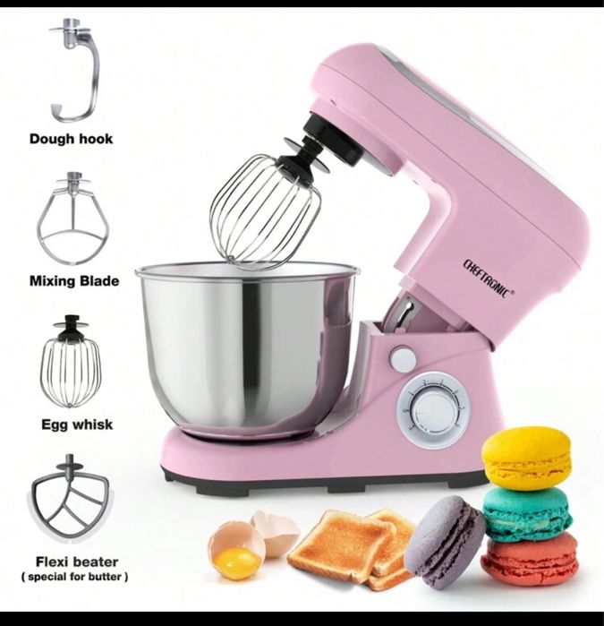 Mixer de bucătărie electric, 5L, cu cap înclinat 6+P