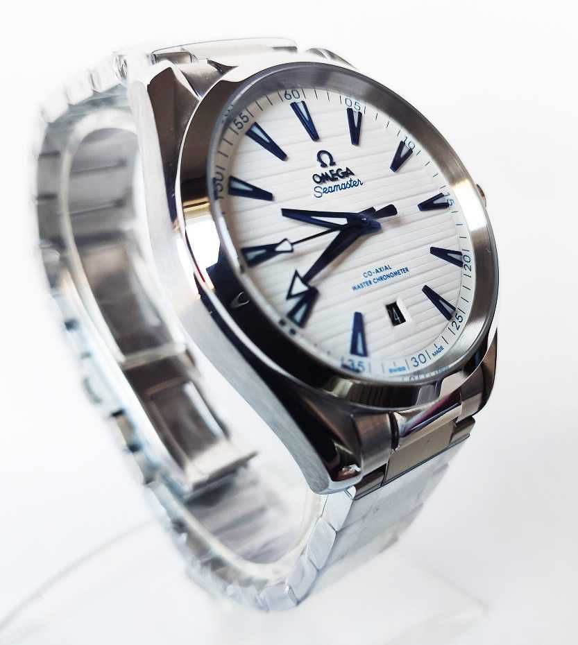 Omega Seamaster Aqua Terra Blue Hands Steel Mens Watch