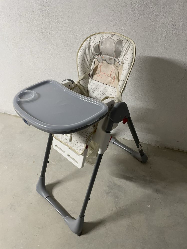 Lorelli Classic  Стол за хранене CRYSPI GREY ELEPHANT
