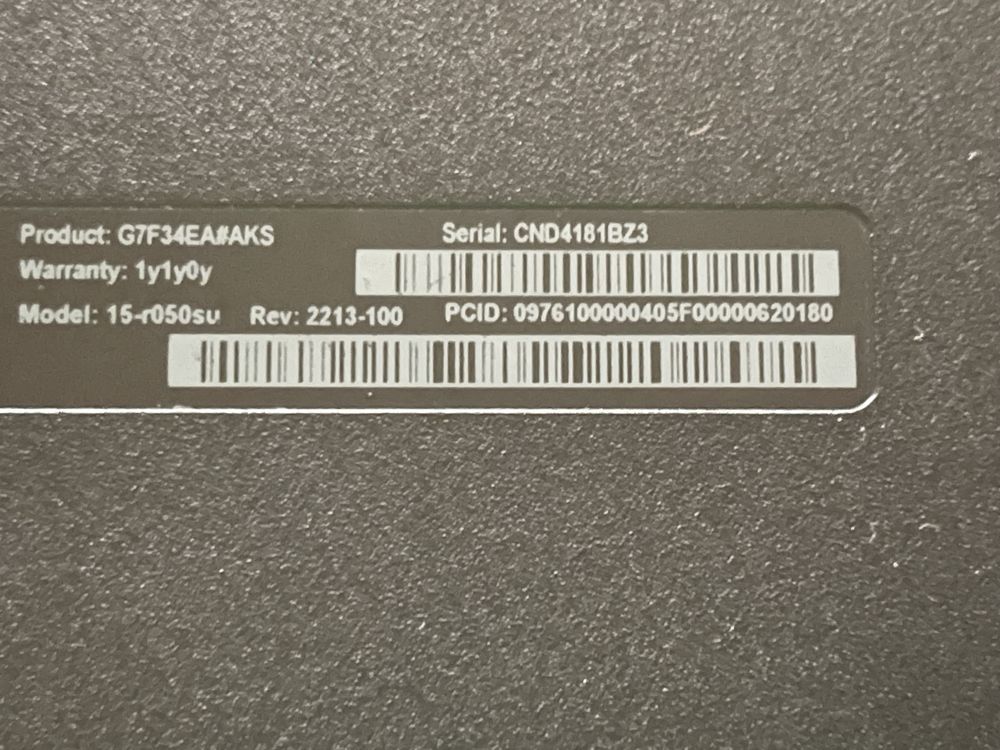 Лаптоп HP 15-r050su,SSD, 4GB RAM