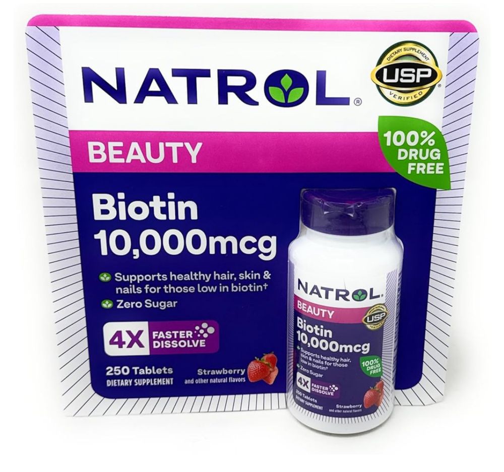 Natrol Biotin 10000 mcg (Original 100%) Биотин