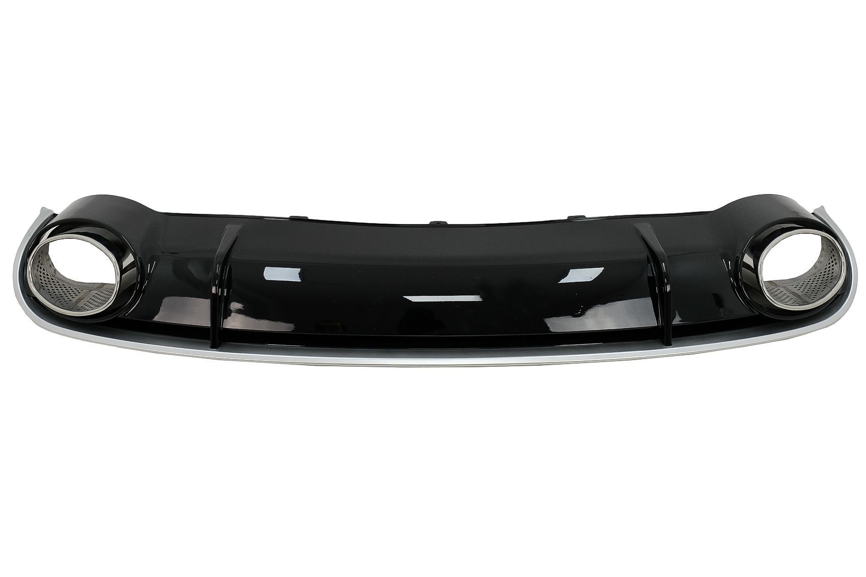 Difuzor Bara Spate si Ornamente Evacuare compatibil cu Audi A4 B8 Pre