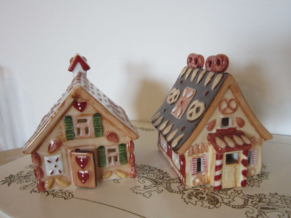 Craciun cadou rar Villeroy &Boch Gingerbread casuta clopotel 1970