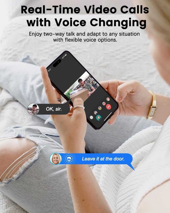 НОВА, ТЕСТВАНА видео шпионка 2K 4.3”, USB C, 32GB карта, 8000mAh, 170°