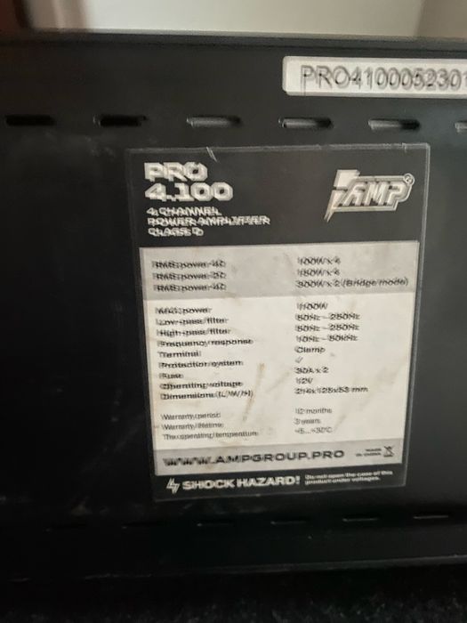 Amp 4.100 усилитель