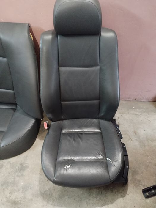 Кожен салон бмв Е46 с подгрев и надуване