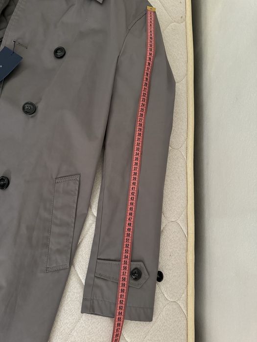 Trenci / parpalac cu captuseala, barbati, ZARA, marimea M, gri sobolan