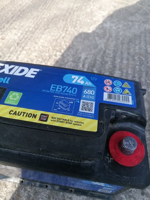 Baterie auto 74 amperi