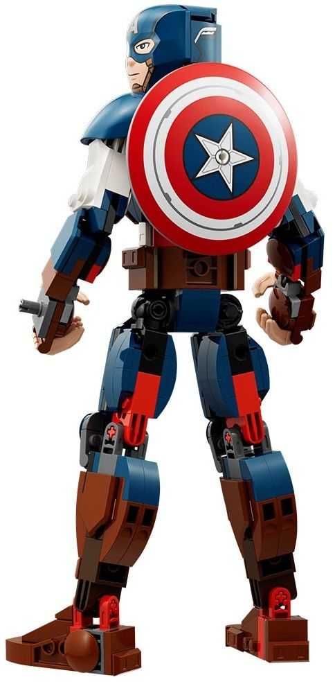 LEGO Marvel Super Heroes - Фигура за изграждане капитан Америка 76258