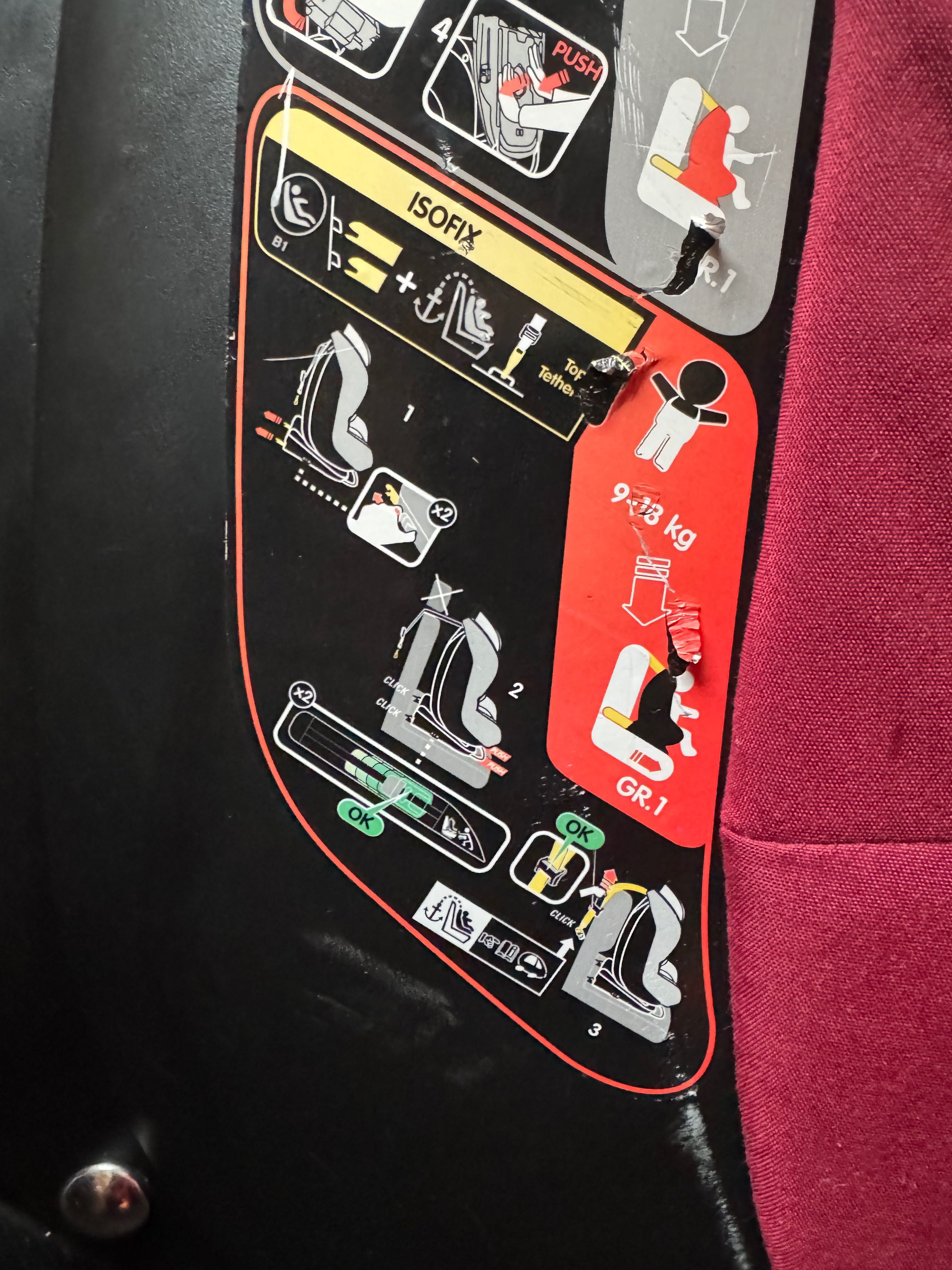 [ISOFIX] Детско столче за кола (9-18kg)