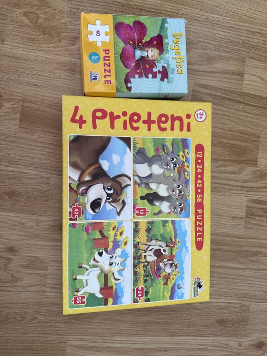 2 puzzle pt copii 3 ani+