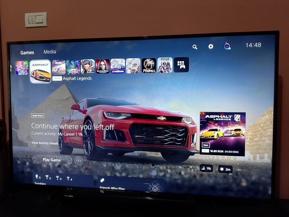 Playstation 4 Pro 4K, 1 Tb + 20 jocuri