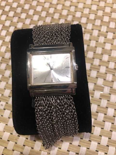 Ceas de dama Guess argintiu