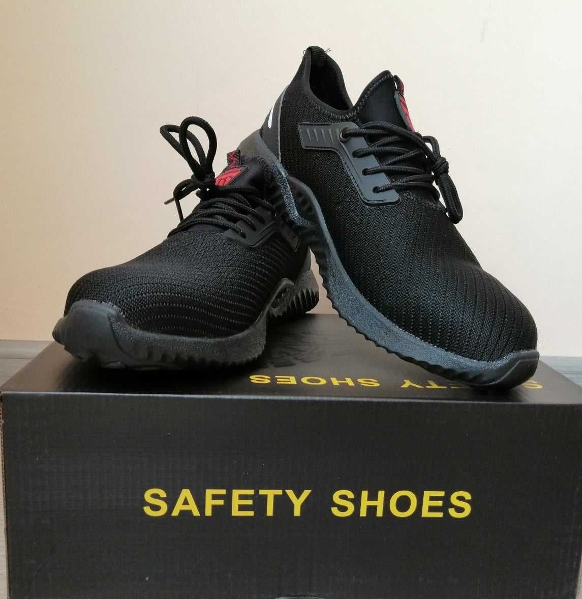 Работни обувки с метално бoмбе - уникално леки от дишащ материал (305)