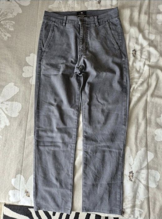 Pantaloni Bărbați Il Granchio Luxury Blu, Gri Închis, 46 IT (W30)