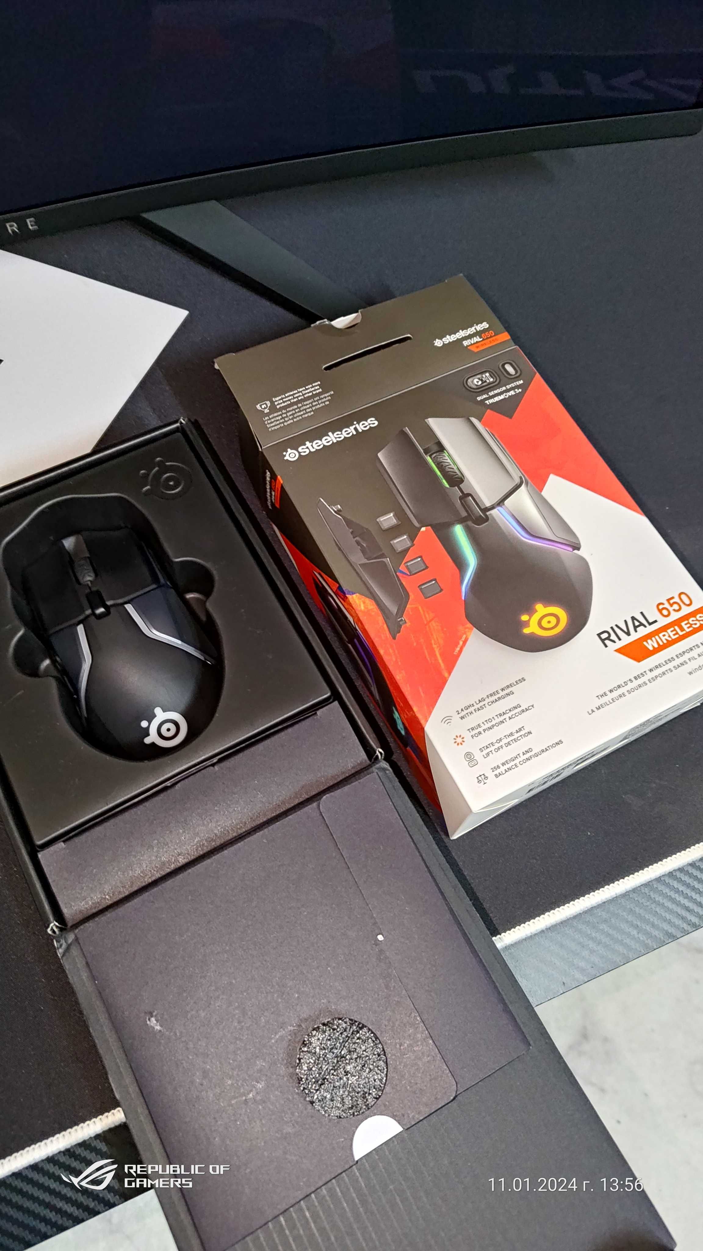 SteelSeries Rival 650 Wireless Gaming Mouse