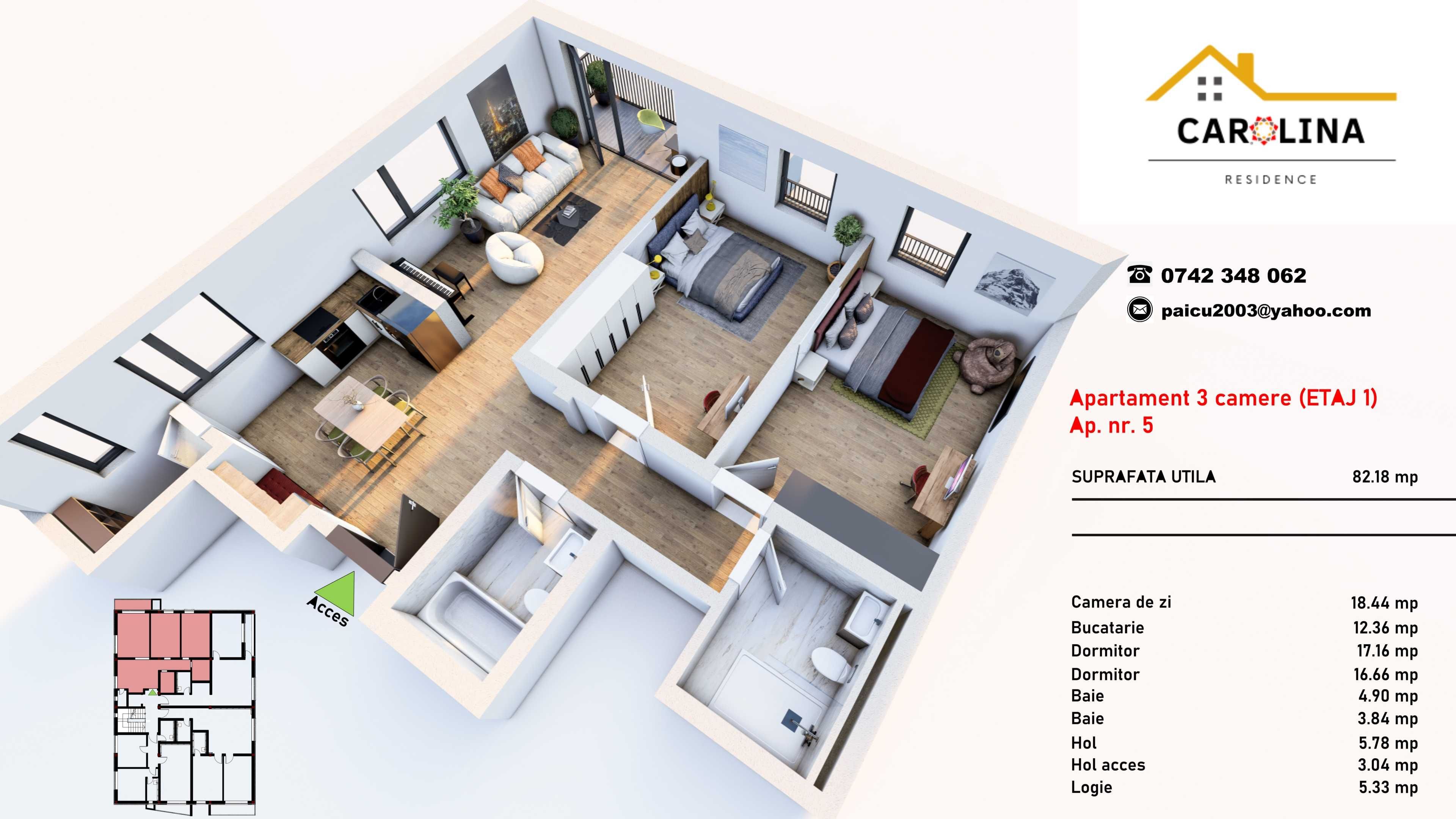 Apartament deosebit cu comision 0