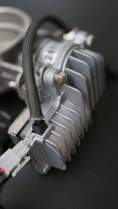 Clapeta Evacuare Electrica Inox  – Sunet Reglabil cu Telecomanda,