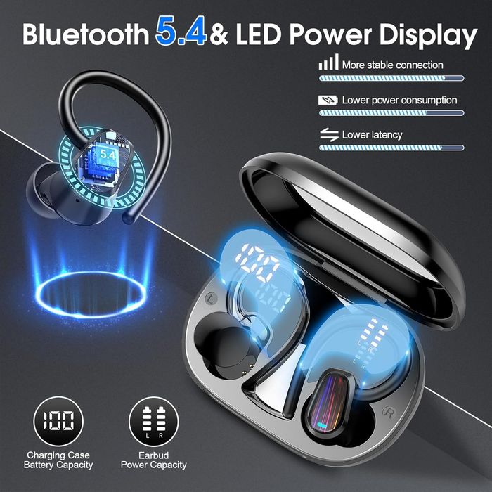 Безжични слушалки OYIB S75 True Wireless Hi-Fi звук, до 40 часа работа