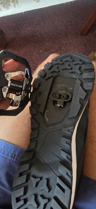 Adidasi MTB pentru pedale bicicleta cu sistem cleat blocare NOI 42