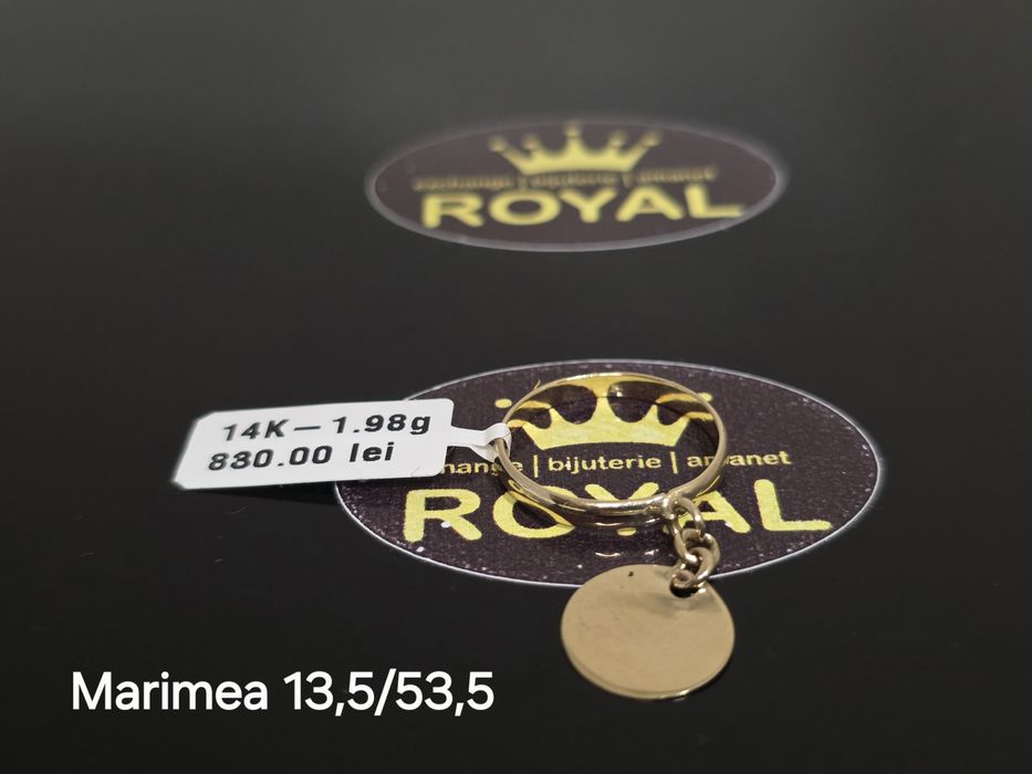 Bijuteria Royal: Inel aur 14k/1.98 gr
