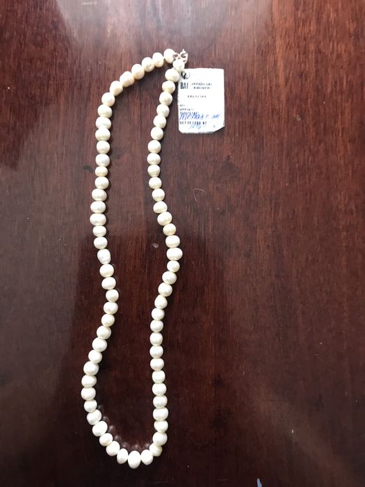 Бусы топаз в жемчуче золотая застежка  СССР Советский Ретро Винтаж