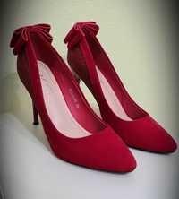 Официални, червени обувки, 39 номер