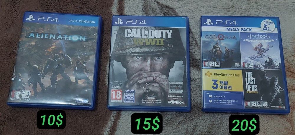 Playstation 4 uchun top o'yin disklari