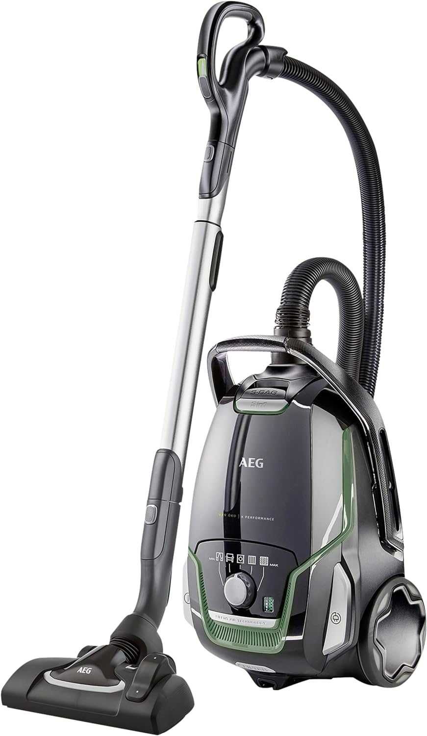 ПРОМО Нова Мощна Прахосмукачка с Торба AEG VX9-2-ÖKO, 850 W с Гаранция