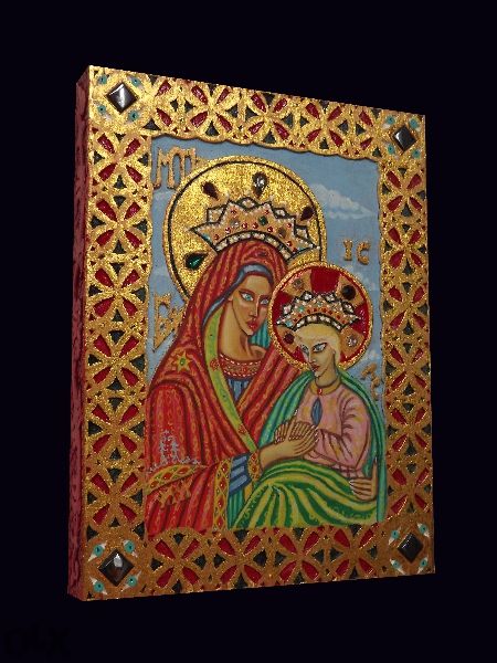 Икона - Богородица с младенеца