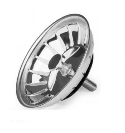Set scurgere inox pentru chiuveta 7.8x11x8cm, argintiu
