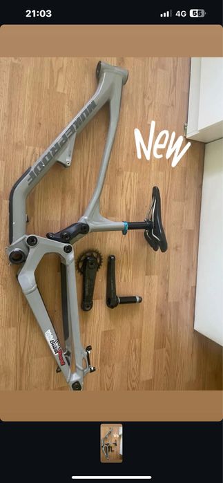 Рамка Nukeproof dissent 2022 и шок fox dhx2