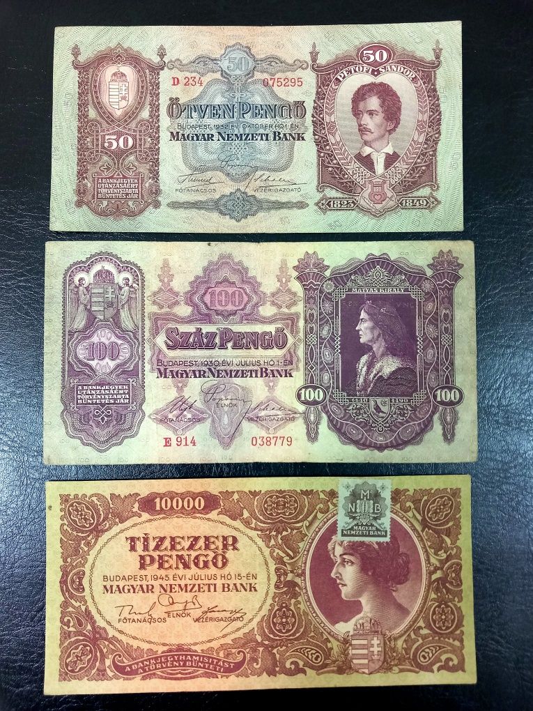 Set Bancnote Pengo Ungaria