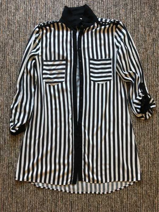 Camasa lunga din bumbac in dungi - LCW Casual, marimea M/L