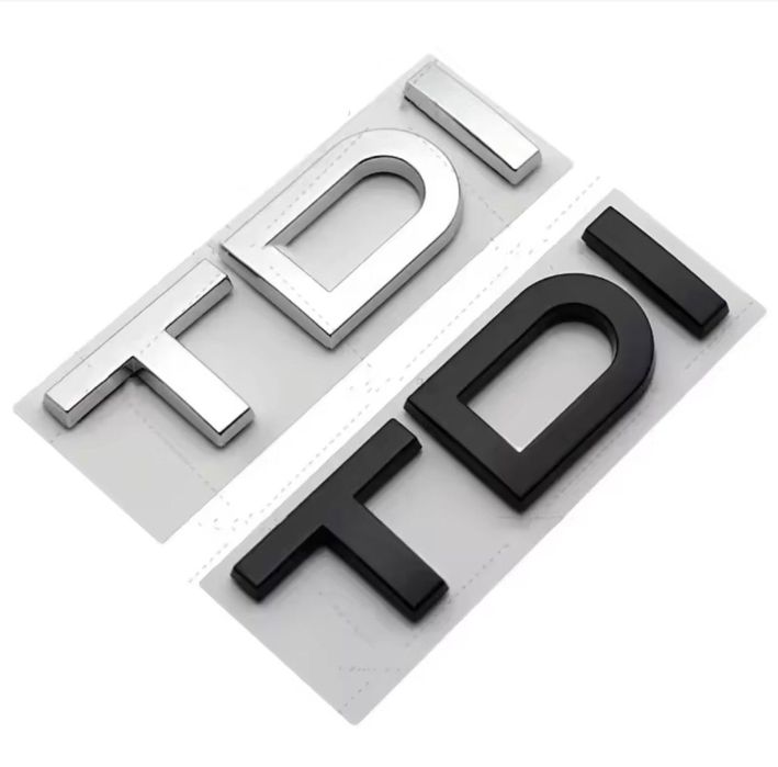 Emblema TDI Embleme Audi TDI stema sigla sticker ornament scris
