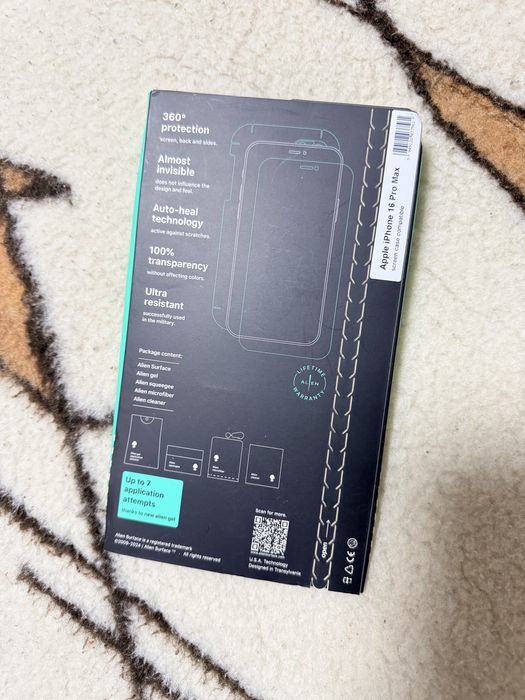 Folie ecran 16 pro max alien surface sigilat