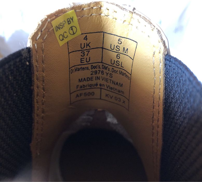 Dr. Martens 2976 Yellow Stich ОРИГИНАЛНИ дамски обувки/челси - 37